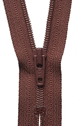 YKK Coil Zip, No. 855 Russet, 30 cm Length