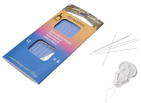 Pony Beading Needles: Size 12, Multi-Colour
