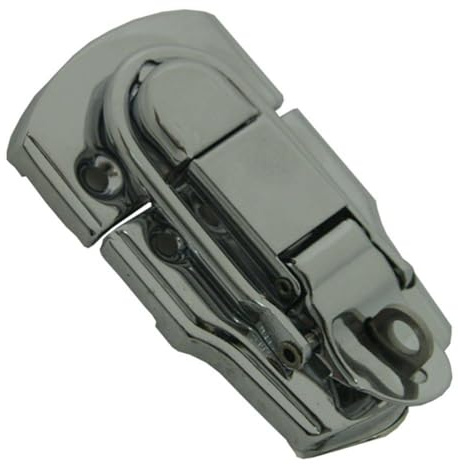 EN-AC-FH-A2011 Silver Lock Toggle Quick Catch Latch with Padlock Loop for Flight Case Cosmetic Case Tool Box