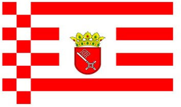 TS24DIREKT Bremen Flagge ca. 90 x 150 cm