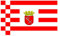 TS24DIREKT Bremen Flagge ca. 90 x 150 cm