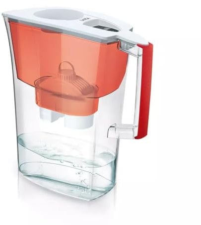 Laica J51BA Prime Line Nature Caraffa Filtrante, Plastica, 3 L, Ciliegia/Trasparente