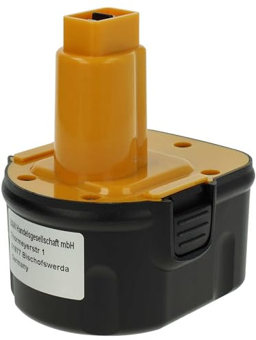 vhbw Batterie Compatible avec Dewalt DW980, DW980K2, DW980K-2, DW981, DW981KD2, DW981KD-2 Outil électrique (3000mAh NiMH 12 V)