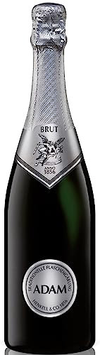 Henkell Adam Chardonnay Brut Premium Sekt (1 x 0,75 l) – Elegante Cuvée mit Aromen reifer Äpfel, Honig und Vanille – Traditionelle Flaschengärung – Feinperlig und frisch