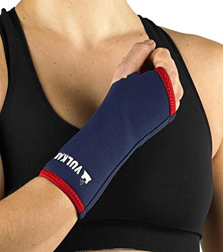 Vulkan Classic Long Wrist Support, Large, Wrist Brace for Strains and Sprains, Wrist Sleeve for Carpal Tunnel Syndrome, Tendonitis, and RSI Injuries, Wrist Compression Sleeve for Fractures, Old Style