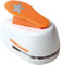 Fiskars Perforatrice à levier, Étoile, Ø 2,5 cm, Convient aux droitiers et aux gauchers, Acier/Plastique, Blanc/Orange, À levier, M, 1004722