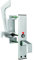 zoo ZAA100SA Disabled Facility Lock Toilet Indicator Bolt, Satin Anodised, 18.8 x 13.6 x 6.8 cm