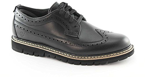 TIMBER A185B Englisch schwarz schwarz derby Schuhe Mann Schnürsenkel 43