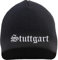 HB_Druck Stuttgart Beanie Mütze - Altdeutsch - Bestickt - Strickmütze Wintermütze Einheitsgröße Schwarz