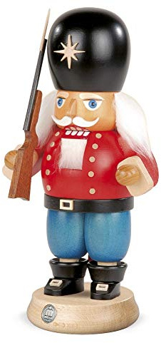 Mueller Nussknacker Soldat, 23 cm hoch, original Erzgebirge Seiffen