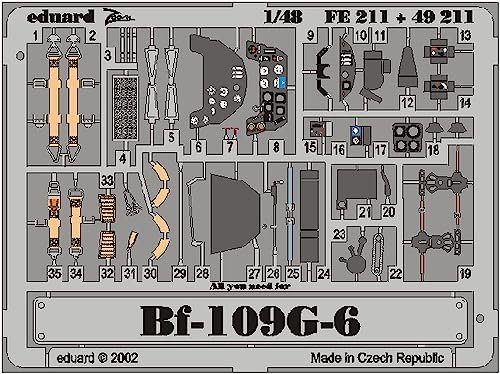 Eduard Accessories FE211 Modellbauzubehör BF-109-G-6