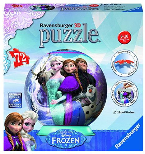 Ravensburger Die Eiskönigin – Völlig unverfroren 3D Puzzle Ball - 13cm [UK Import]