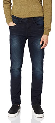 Blend BHJet Fit Jogg Fit Jogg - NOOS Herren Jeans Hose Denim Slim Fit, Größe:W40/34, Farbe:Dark Blue (76204)