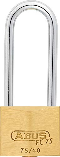 ABUS 26847 63 mm langem Bügel Messing Vorhängeschloss mit 7341, wendbar, gleichschließend | Gehärteter Stahlbügel mit Nano Protect, wendbarer Schlüssel 7341, bis zu 150.000 Schlüssel unterscheidbar