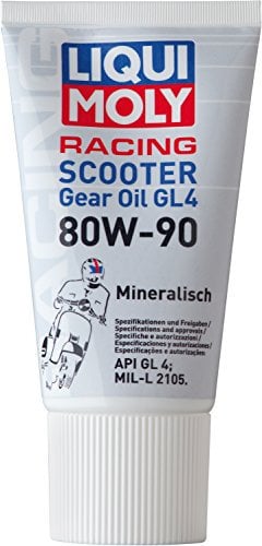 LIQUI MOLY Motorbike Gear Oil (GL4) 80W-90 Scooter | 150 ml | Motorrad Getriebeöl | Art.-Nr.: 1680, Silber