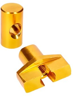 Bremszug Einsteller Set Aluminium Gold - universal