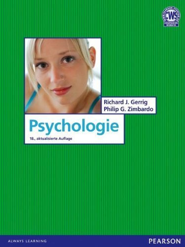 Psychologie (Pearson Studium - Psychologie) von Gerrig. Richard J. (2008) Gebundene Ausgabe