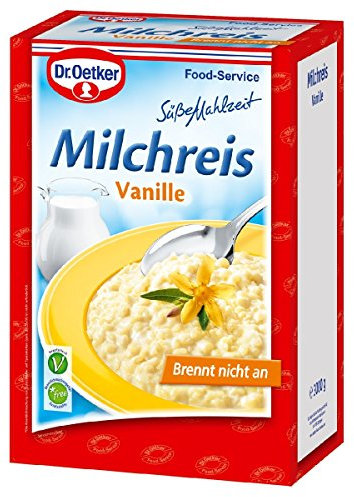 Dr. Oetker Professional, Milchreis Vanille, Milchreispulver in 3 kg Packung, 1-39-208480