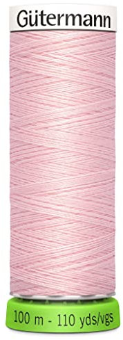 Gutermann Recyceltes Polyester-Faden, 10 m, Blütenblatt-Rosa