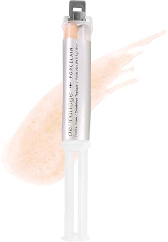 Dermaflage Topical Filler Single Applicator for scars - Porcelain | Silicone Refill Scar Filler for Recessed Scars, Wrinkles & Deep Pockmarks, Waterproof Skin-Like Concealer, 30 Applications