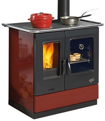Cuisinière À Bois 6.5kw Rouge - 241100CARMIN
