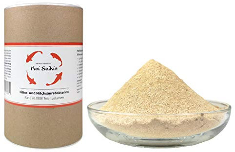 Koi-Saikin® Teichbakterien Filterbakterien Milchsäurebakterien Starterbakterien für 600m³ Gartenteich (600 g)