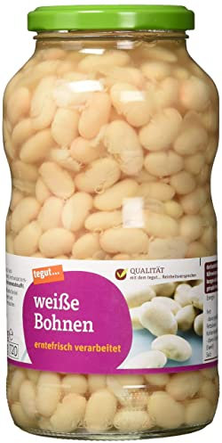 tegut... Weiße Bohnen, 680g (Abtropfgewicht - 425g)