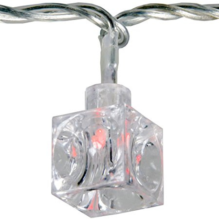 LED Lichterkette Würfel 6,5 m 50 LED bunt mit Controller verschiedene Leuchtmodi multicolor Außen IP44 Partylichterkette