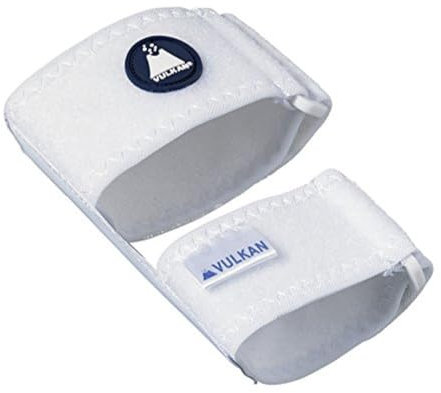 Vulkan Tennis Elbow Brace, Arm Brace with Compression Pad for Medial & Lateral Epicondylitis, Comfortable Arm Support with Pressure Pads & Two Cuffs, Tennis & Golfers Elbow Pain Relief, Small