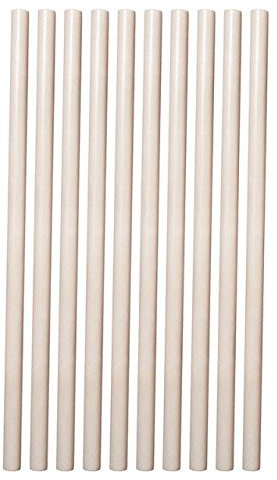 DEPICE 10er Pack Escrima Stock Rattan weiß gewachst 68 cm