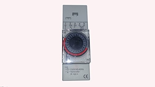 Horloge programmateur 24 Heure pour tableau électrique pour piscines. 230 monophasé. Deux modules, sous réserve de marche