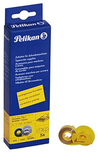 Pelikan Korrekturband Gruppe 143/5 5 Lift-off-Tapes für Brother /Olympia/TA
