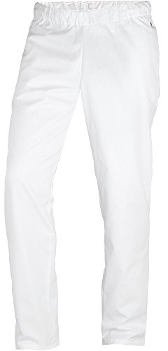 BP 1645-400-21-Sn Unisex-Hose, mit Gummizug in der Taille, 215,00 g/m² Stoffmischung, weiß, Sn