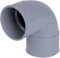 coude pvc - femelle / femelle - 87 degrés30 - diamètre 63 mm - nicoll cl88