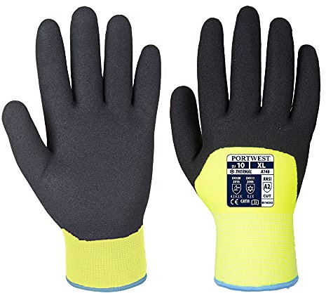 Portwest Artcic Winter Handschuh, Größe: L, Farbe: Gelb, A146YERL