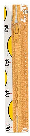 Opti S40-12-00653 Reißverschluss, 100Prozent Polyester, 00653 Braun, 12cm