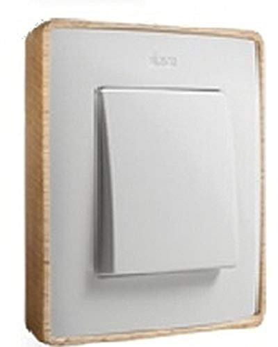 Simon 8201610-270 - Marco 1 Elem. Blanco Base Madera (Haya 100% Certificado Pefc)