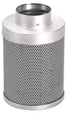 RhinoShield Rhino Pro 300 m³/h D125 Aktivkohlefilter für HVAC-Systeme, Lüftungsanlagen, Luftreiniger, Luftentfeuchter