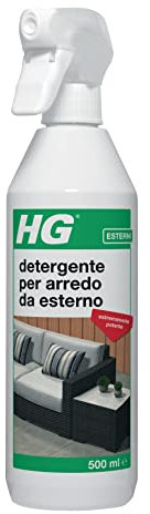 HG Detergente per Arredo da Esterno, Smacchiatore Spray per Rimuovere lo Sporco da Sedie, Tavolo da Giardino e Giocattoli, 500 ml