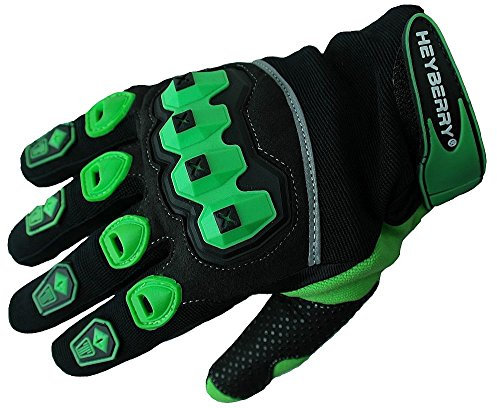 HEYBERRY Motocross Offroad MTB MX Handschuhe schwarz grün Gr. XL