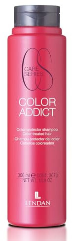 LENDAN Color Addict Shampoo für gefärbtes Haar, 300 ml, verhindert Farbverlust bei gefärbtem Haar, versiegelt, schützt und regeneriert die Schuppenhaut, glänzend und weich