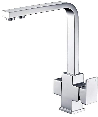 GRIFO COCINA FREGADERO 3 VIAS OSMOSIS SERIE PLANA