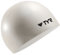 TYR Unisex-Adult Wrinkle Free Silicone Swim Cap (White), One Size