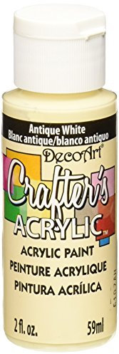 DecoArt Acrylic Paint, Antique White, 59ml