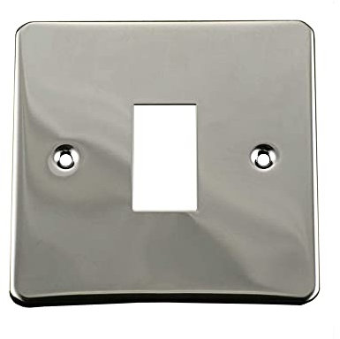ElekTek Light Switch Cover Plate Conversion Single Victorian Chrome