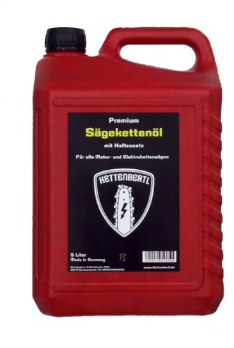 Kettenbertl Premium Sägekettenöl mit Haftzusatz 5l Kanister