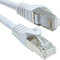 CAT6A SSTP Snagless Blindé RJ45 Réseau Ethernet 10gig câble 4 m Blanc [4 mètre/4m]