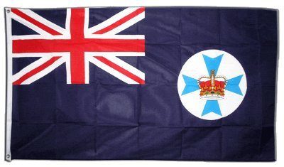 Flaggenfritze Fahne/Flagge Australien Queensland + gratis Sticker