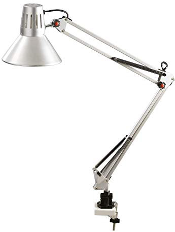 Alco-Albert 9037-28 - Arbeitsplatzleuchte, ca. 38 cm, silber