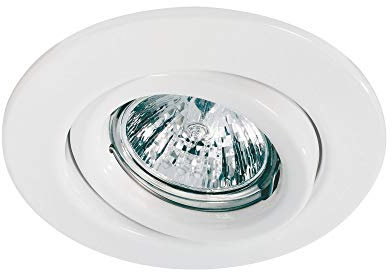 Paulmann 98971 Einbauleuchte Quality schwenkbar rund 110mm 20° GU5,3 max. 50W 12V dimmbar Weiß